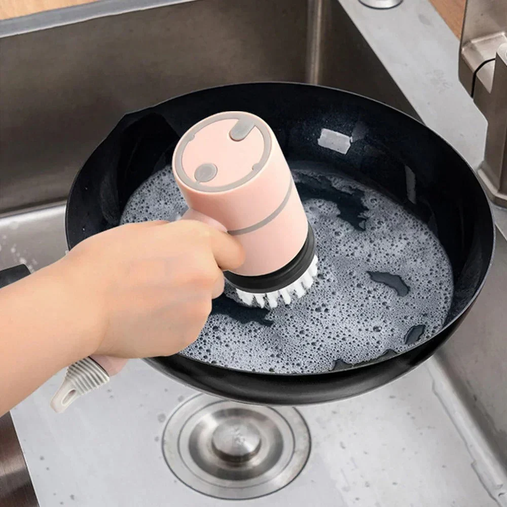 Easy Scrub Gun with 6 Brush Heads - Image 4