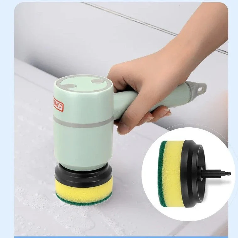 Easy Scrub Gun with 6 Brush Heads - Image 5