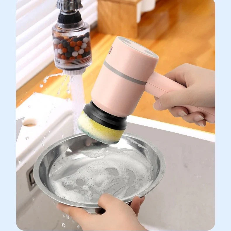 Easy Scrub Gun with 6 Brush Heads - Image 6