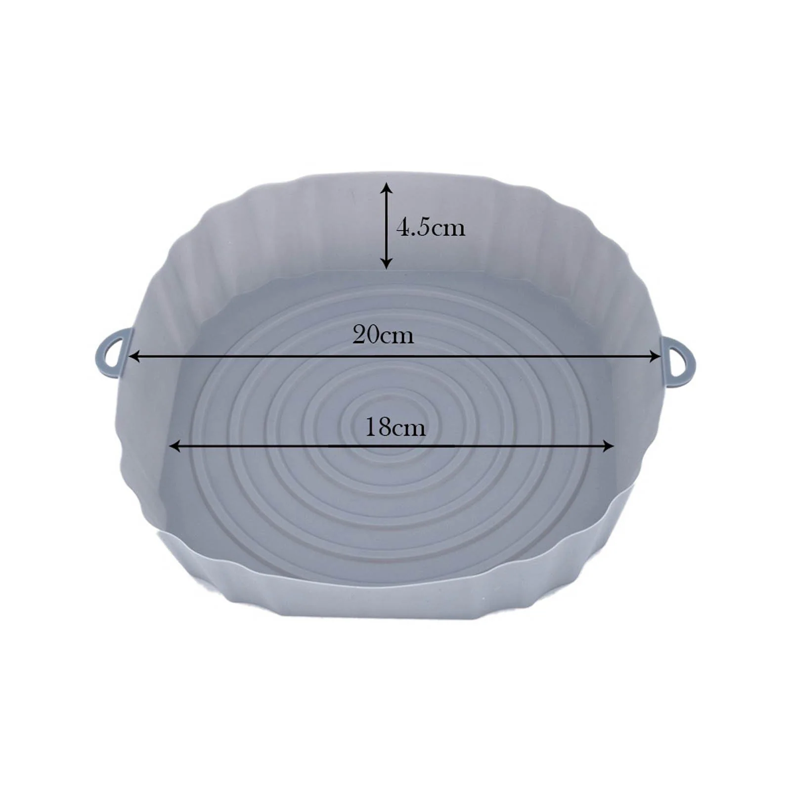 Food Grade Silicone Air Fryer Tray - 2 Pcs (1 Pack) - Image 7