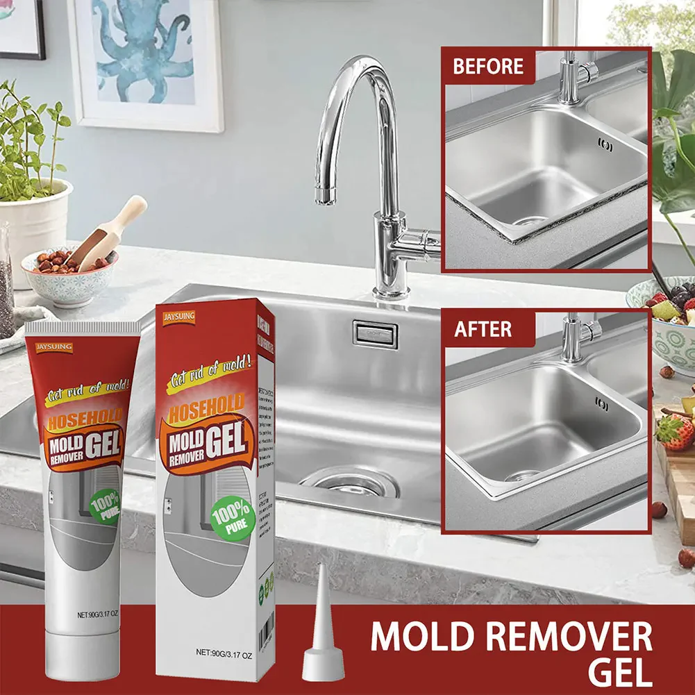 Household Safe Mould Remover & Caulk Cleaning Gel - Image 2