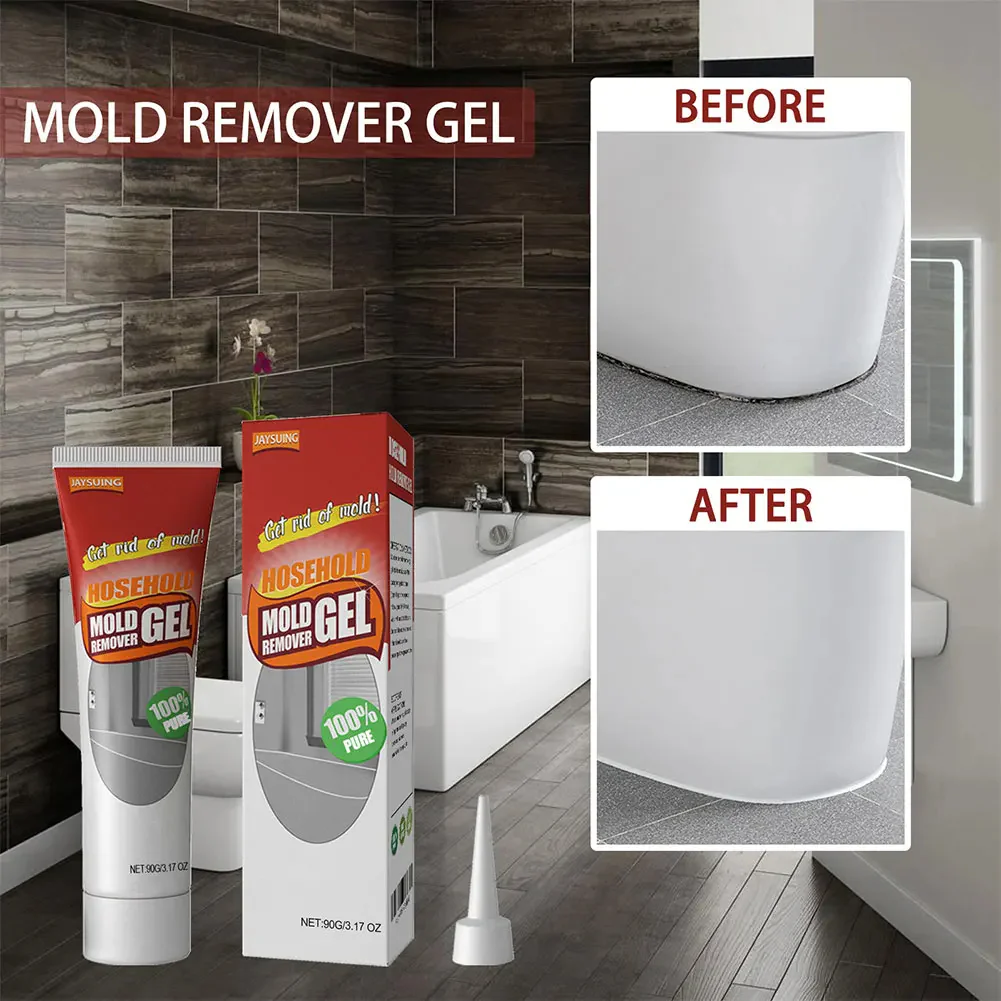 Household Safe Mould Remover & Caulk Cleaning Gel - Image 4
