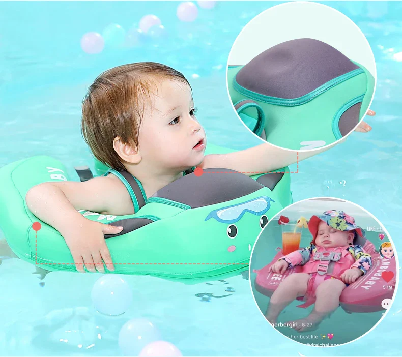 Non-Inflatable Baby Float Swim Trainer - Image 3