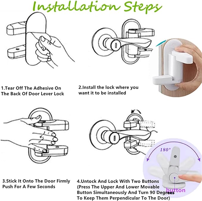 Easy Safety Door Handle Lock - Image 9