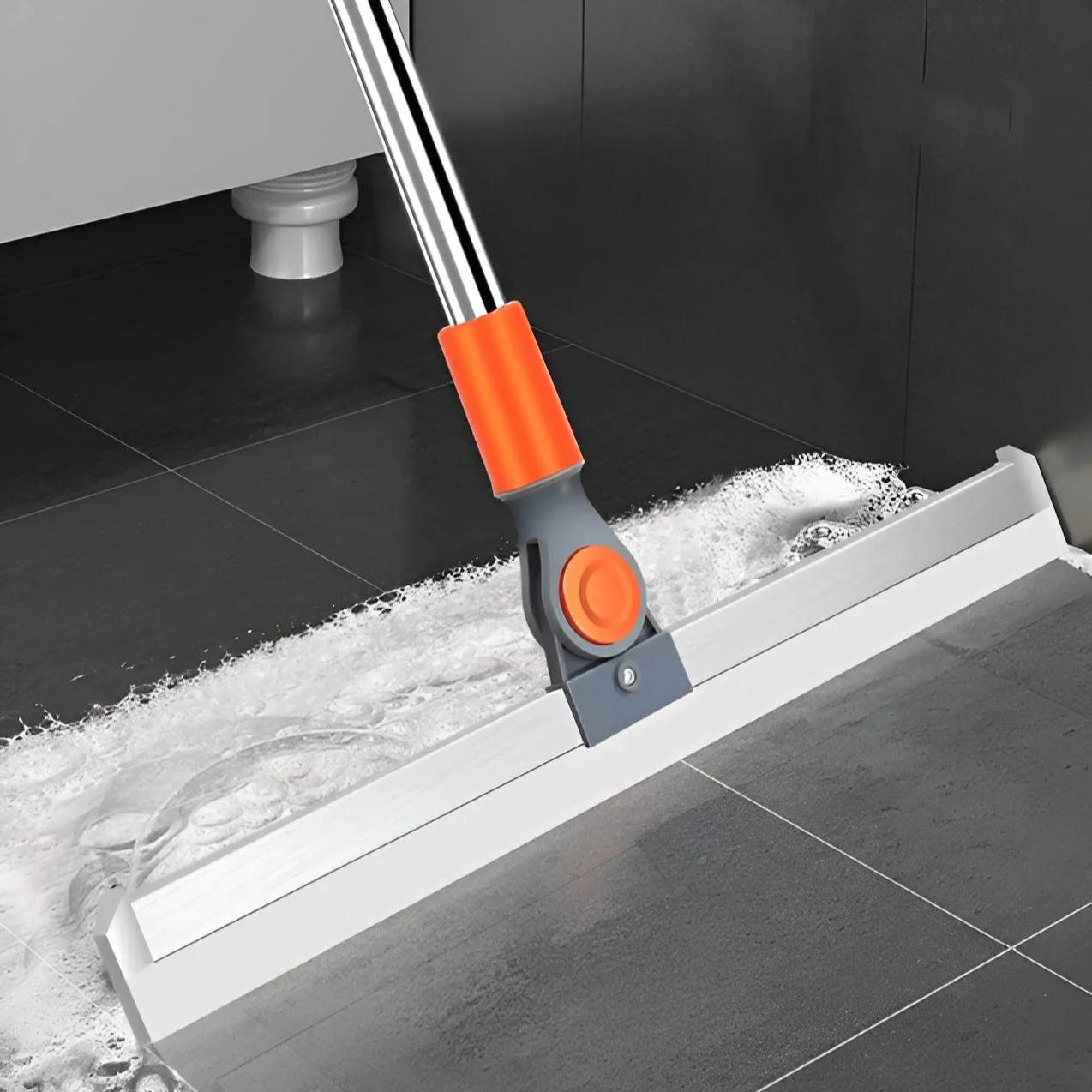 Wet & Dry Multifunctional Silicone Floor Squeegee (50 cm) - Image 10
