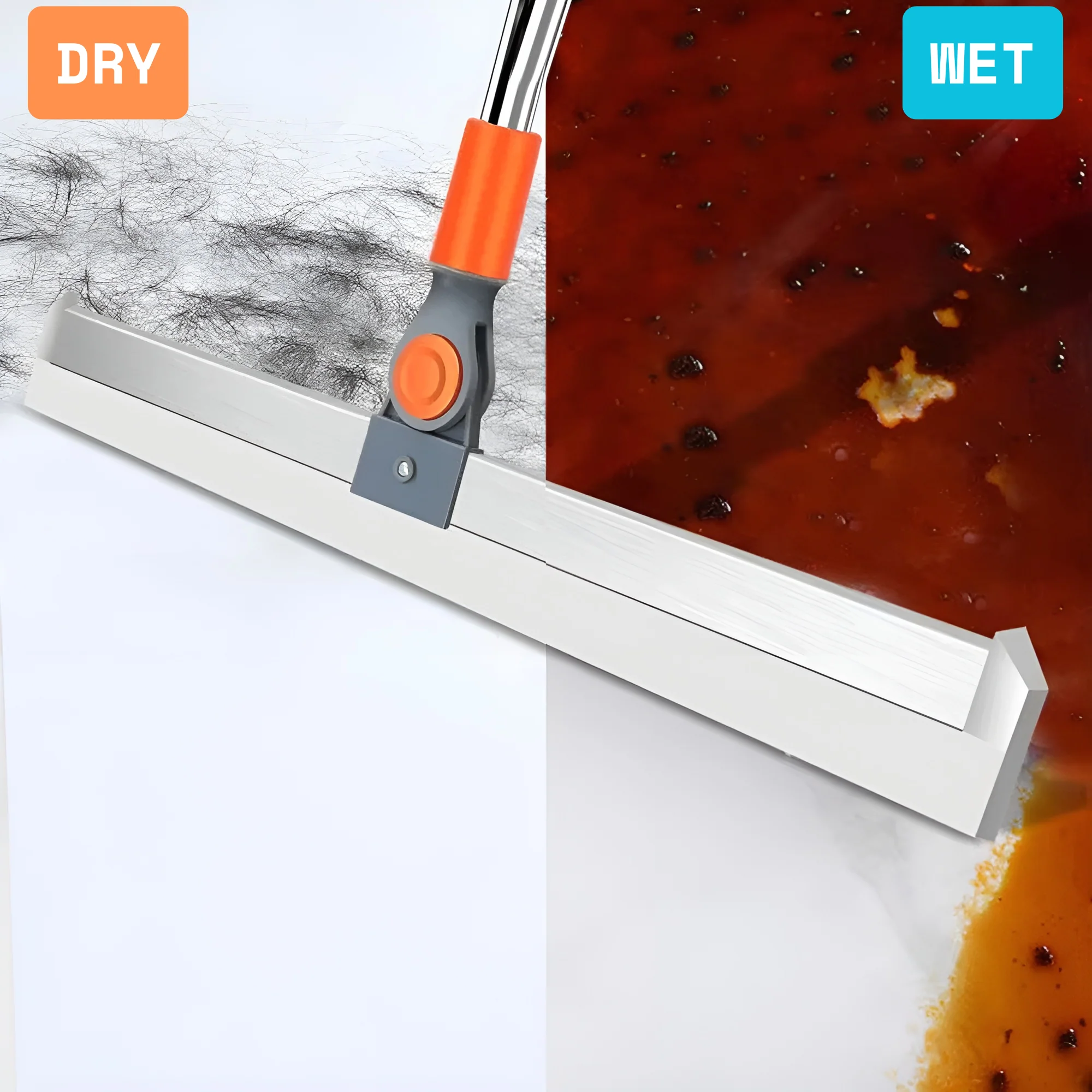 Wet & Dry Multifunctional Silicone Floor Squeegee (50 cm) - Image 7