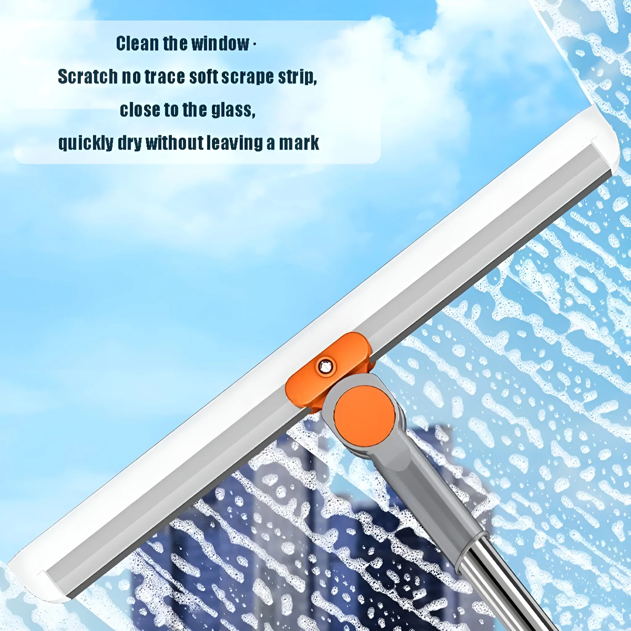 Wet & Dry Multifunctional Silicone Floor Squeegee (50 cm) - Image 9