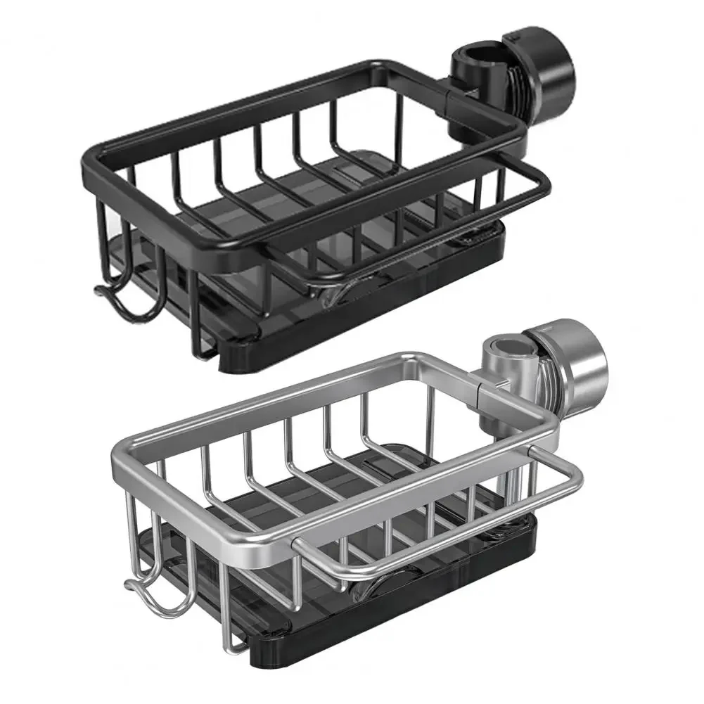 Stainless Steel Sink Drain Rack Storage with Drain Tray - Image 6