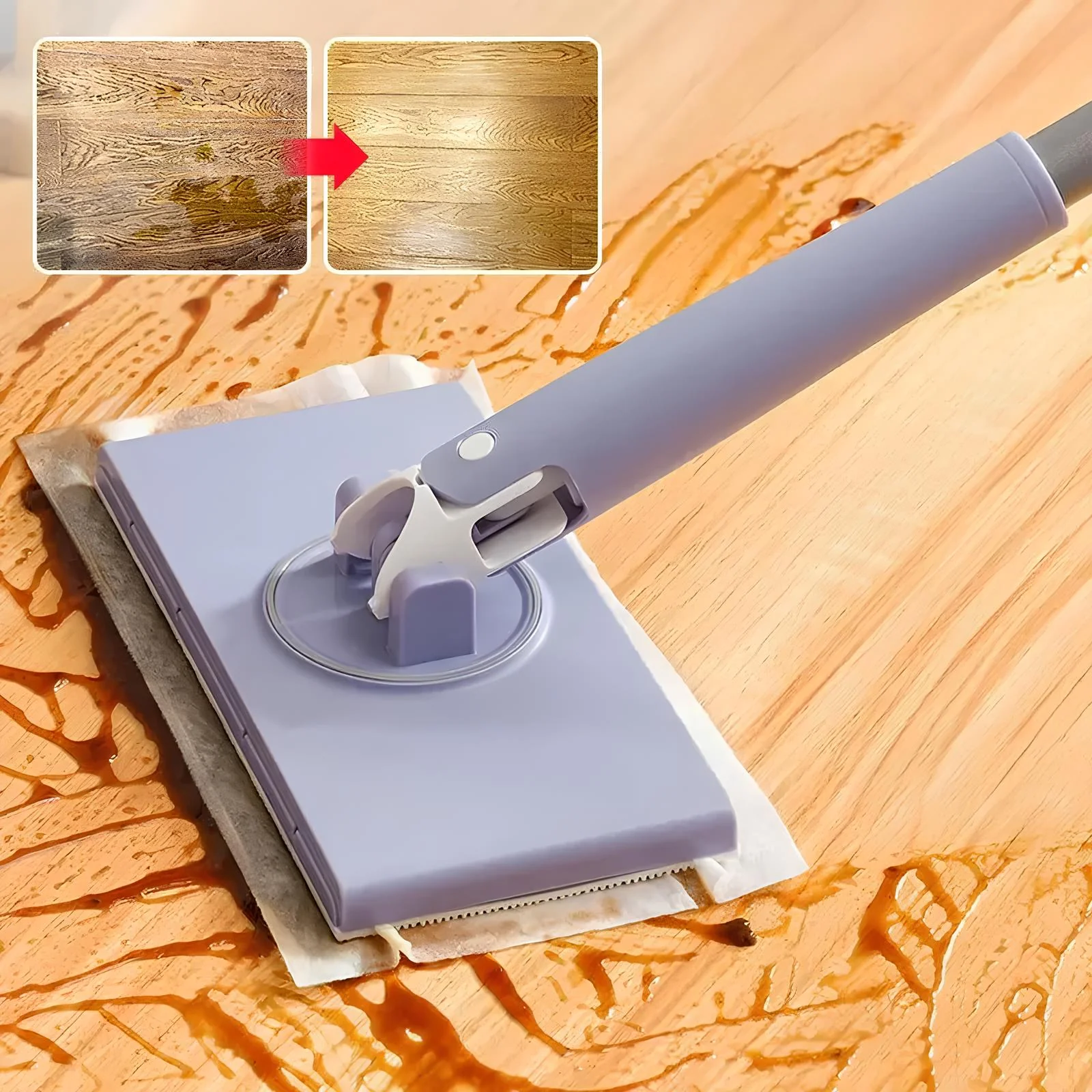 THE Click MOP 2.0 | Mop That Clicks to Everything (Now Bigger) + 10 FREE Pads - Image 2