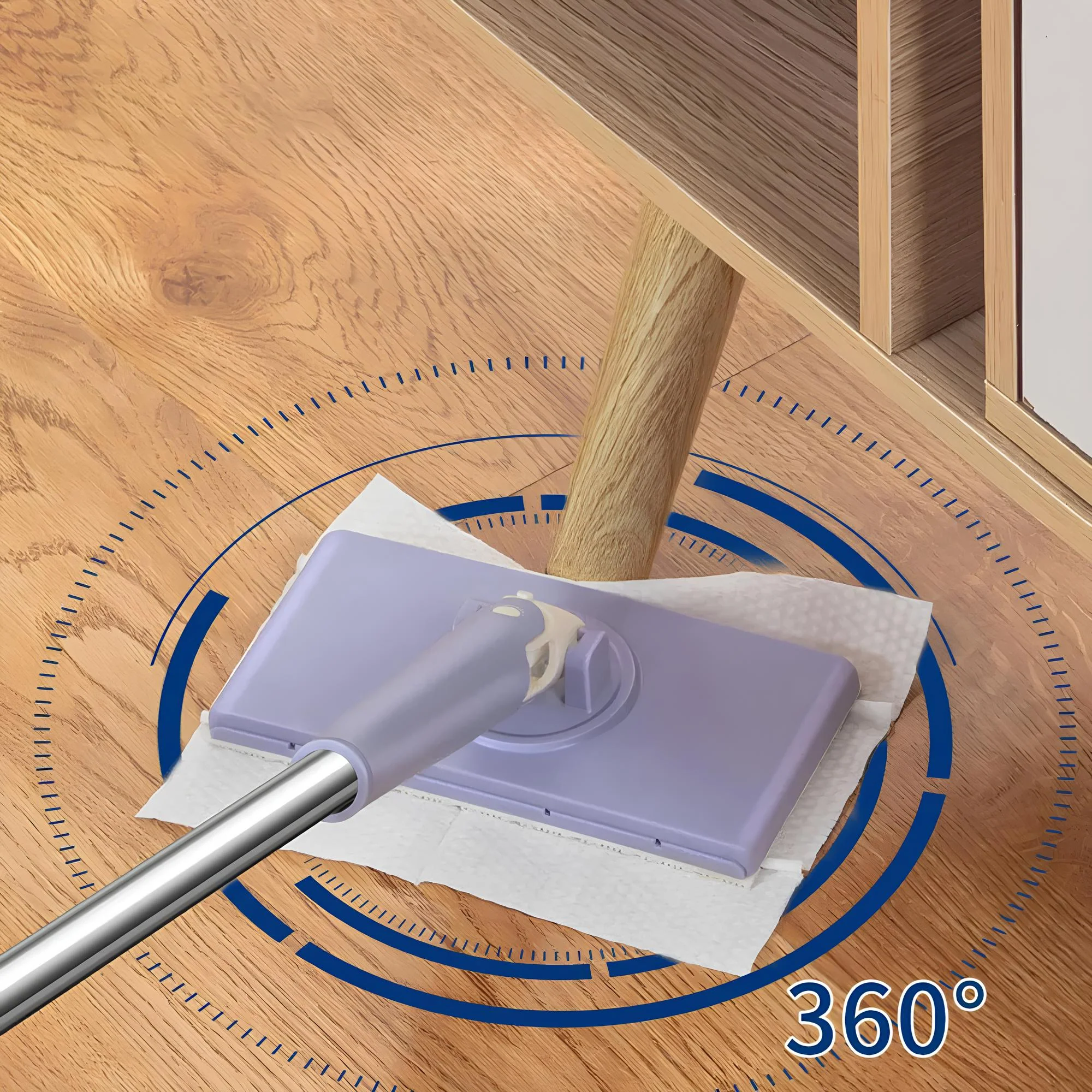 THE Click MOP 2.0 | Mop That Clicks to Everything (Now Bigger) + 10 FREE Pads - Image 6