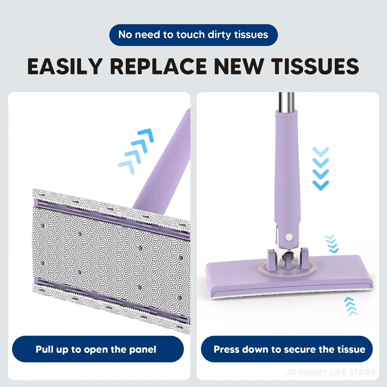 THE Click MOP 2.0 | Mop That Clicks to Everything (Now Bigger) + 10 FREE Pads - Image 7
