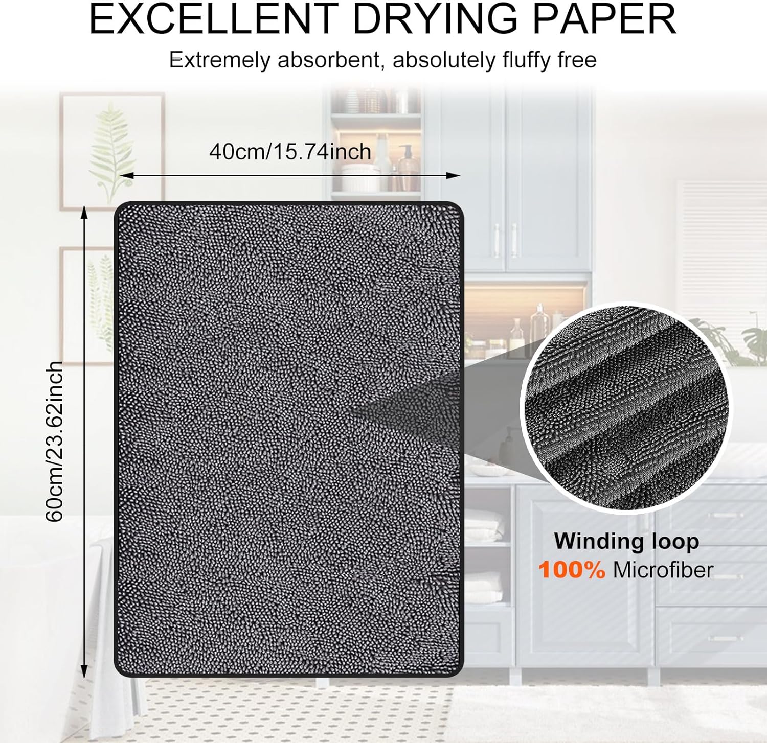 UltraDry Magic Wipe – XXL Microfibre Drying Cloth - 60cm x 40cm - Image 12