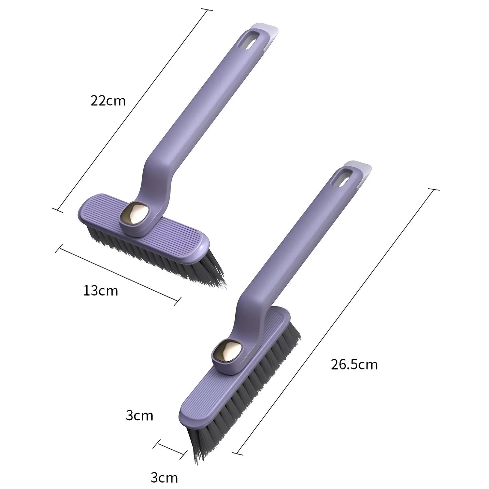 360° Rotatable V Shaped  Grout Brush | The 3-in-1 Hard Bristle Corner Brush - Image 13