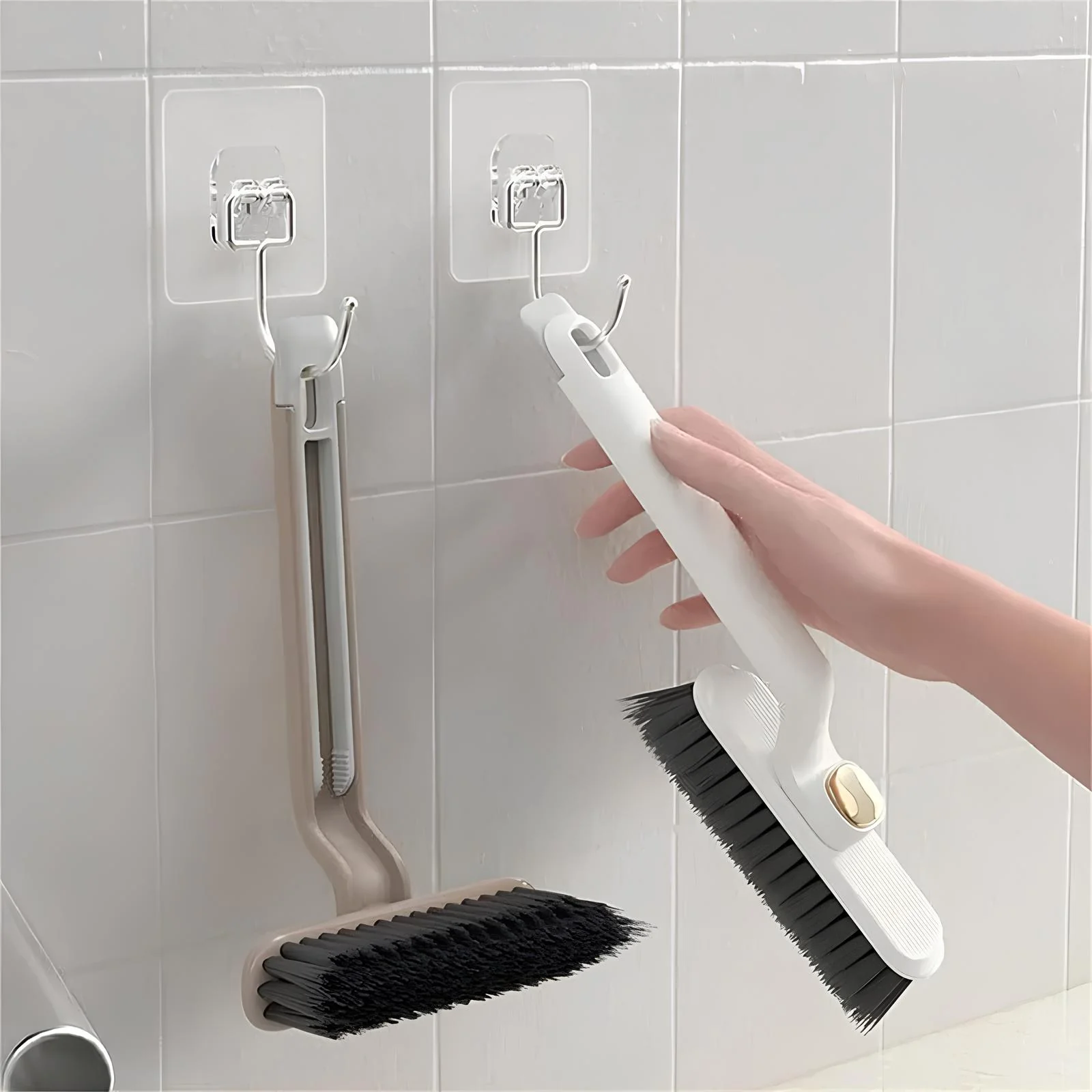 360° Rotatable V Shaped  Grout Brush | The 3-in-1 Hard Bristle Corner Brush - Image 5